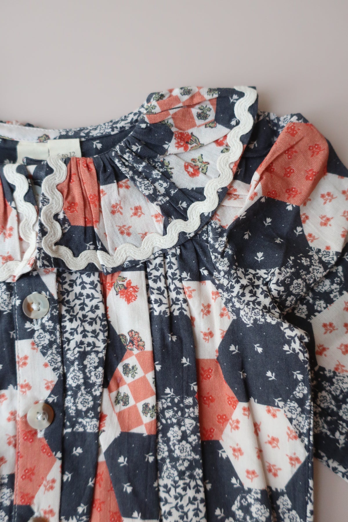 Emilie Romper/Patchwork Floral