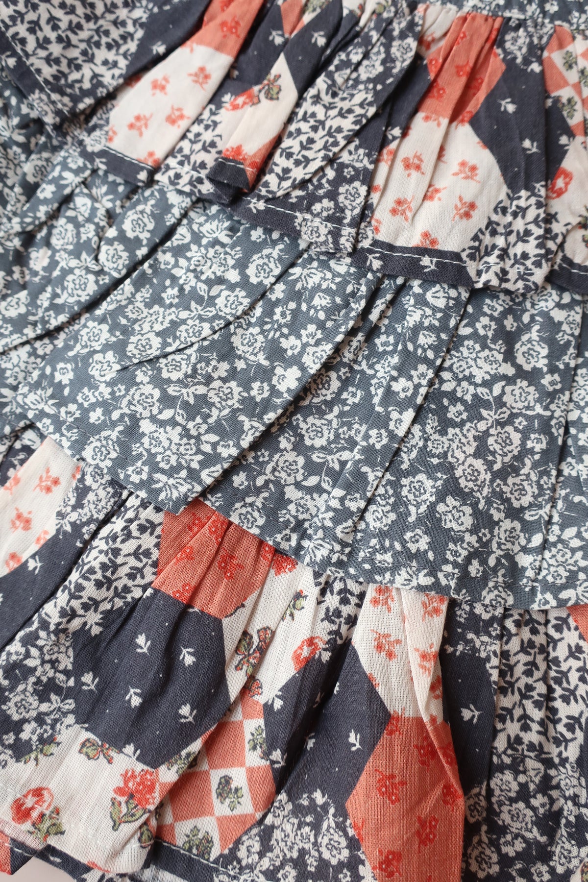 Aria Rara Skirt/Patchwork Floral
