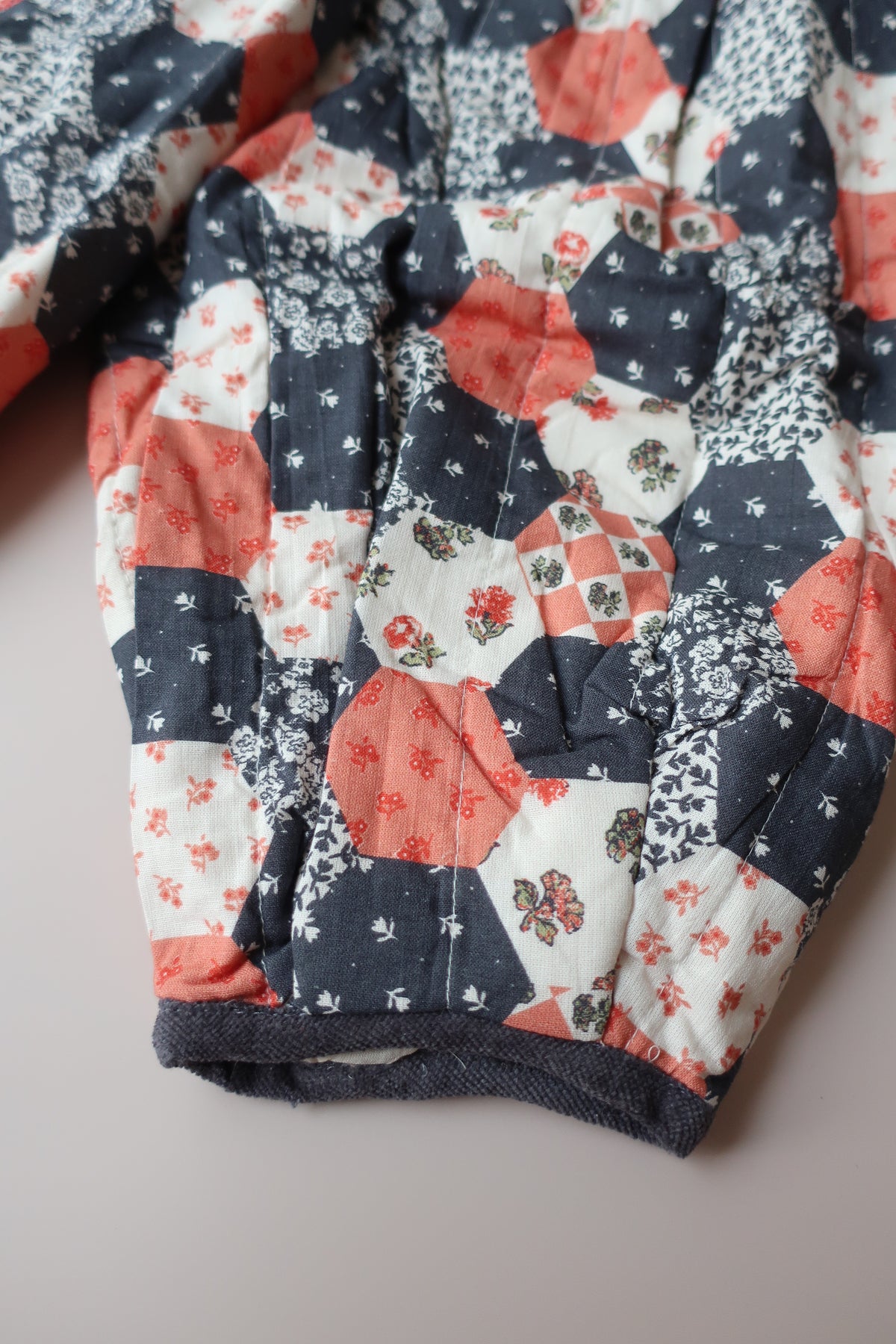 Quilted Trousers/Patchwork Floral