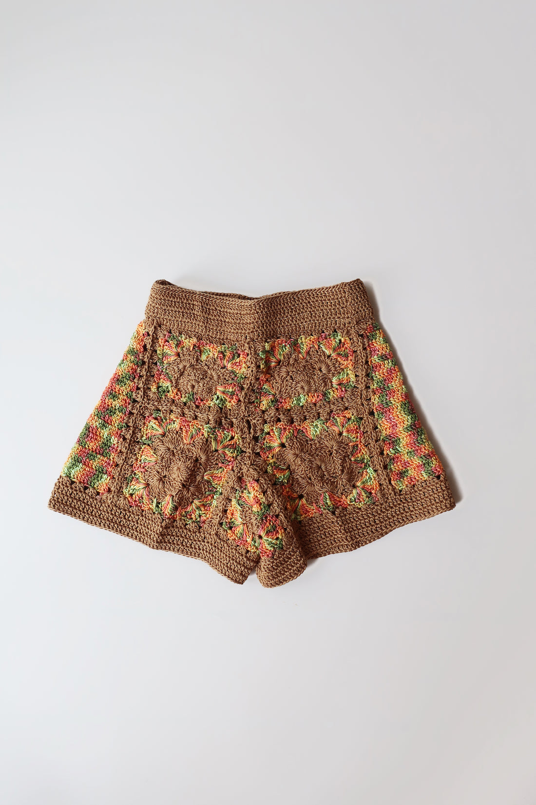 Shorts RUPERT/Orange/Brown Pattern