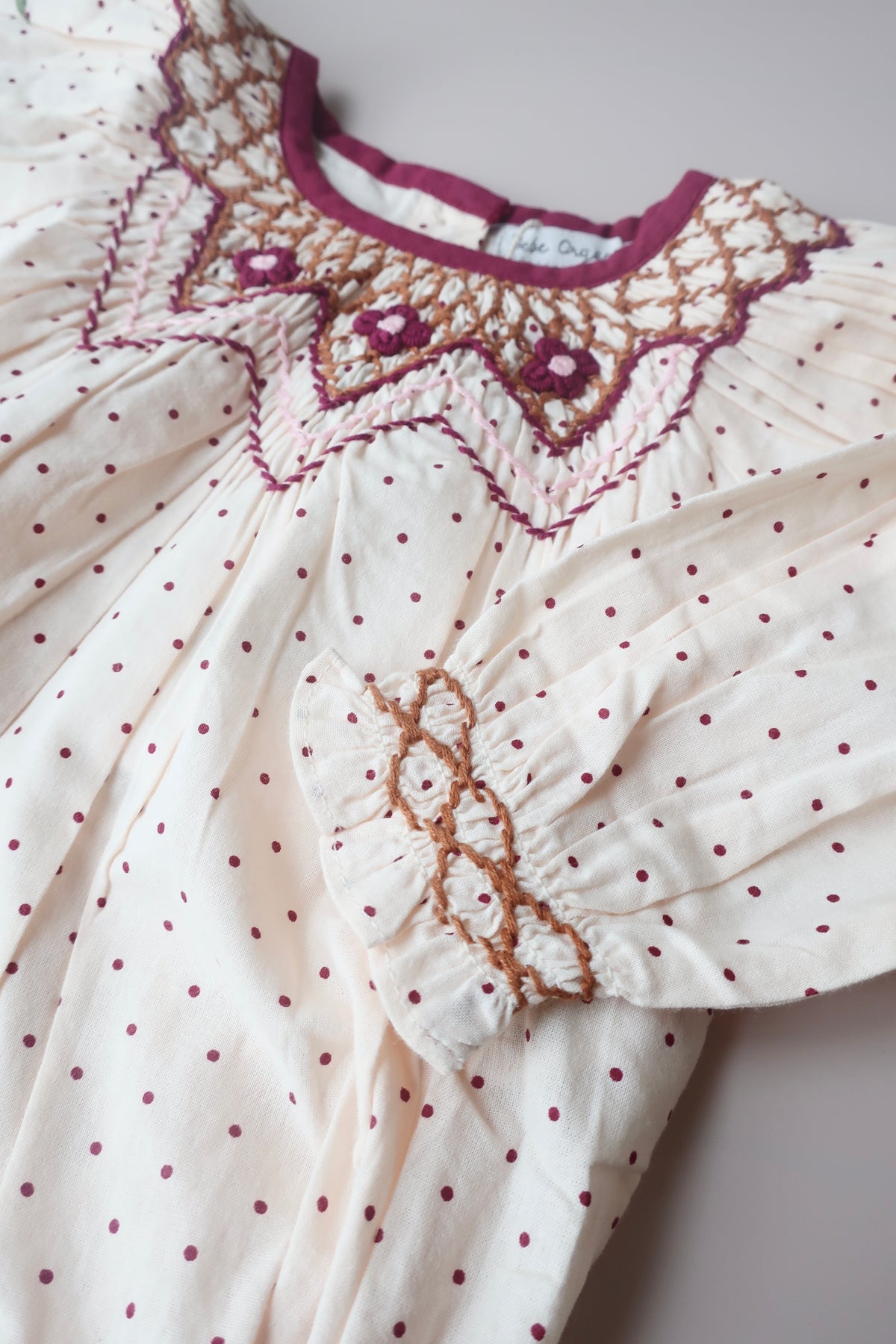 Scarlet Romper/Vintage Dots