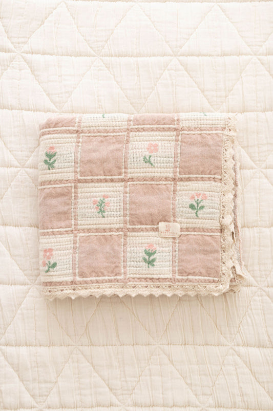 patchwork blanket - fleur
