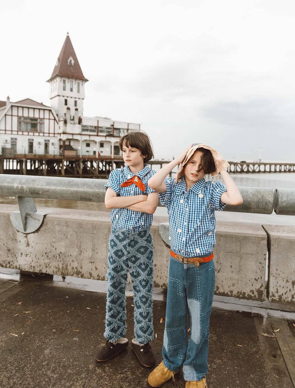 【Only 1 left】DENIM STARS PANTS/DENIM