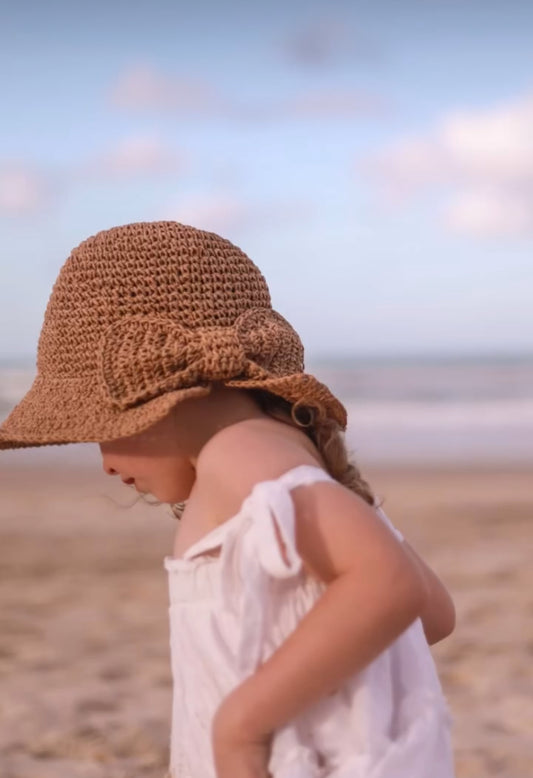 bow peep straw hat