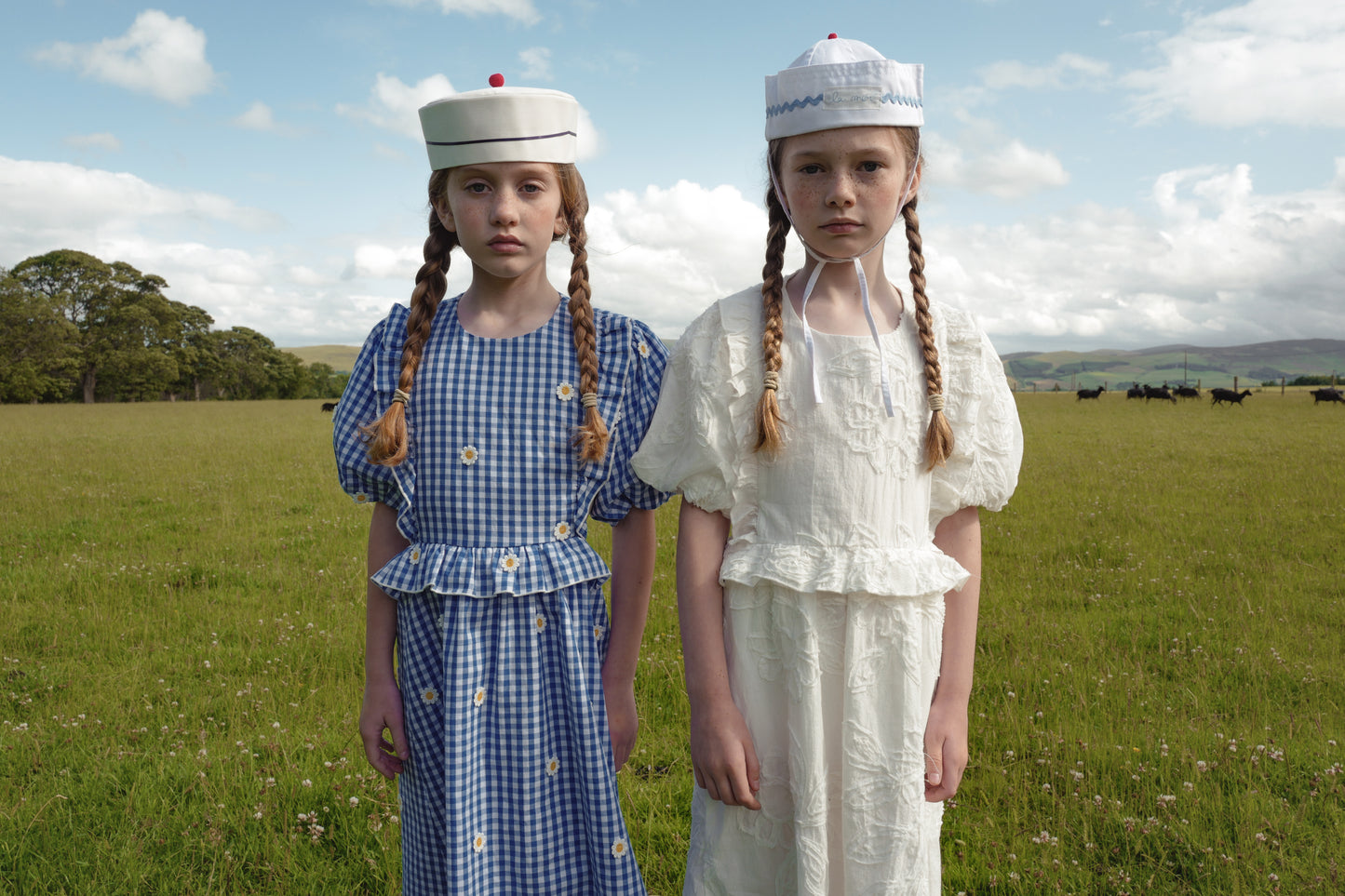 【Only 1 left】WHITE FLOWERS DRESS/OFF WHITE