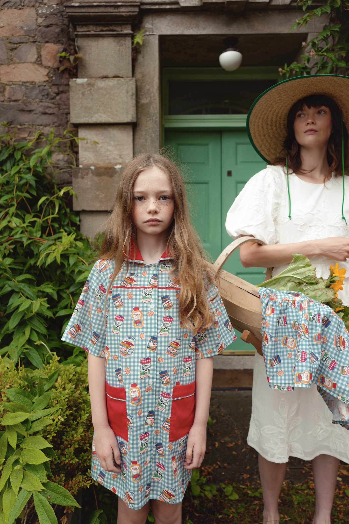 【2-3Y Only 1 left】BREAKFAST DRESS/BLUE