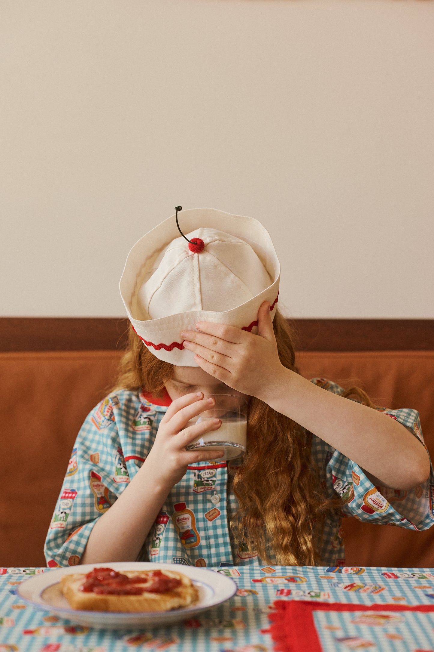 【2-3Y Only 1 left】BREAKFAST DRESS/BLUE