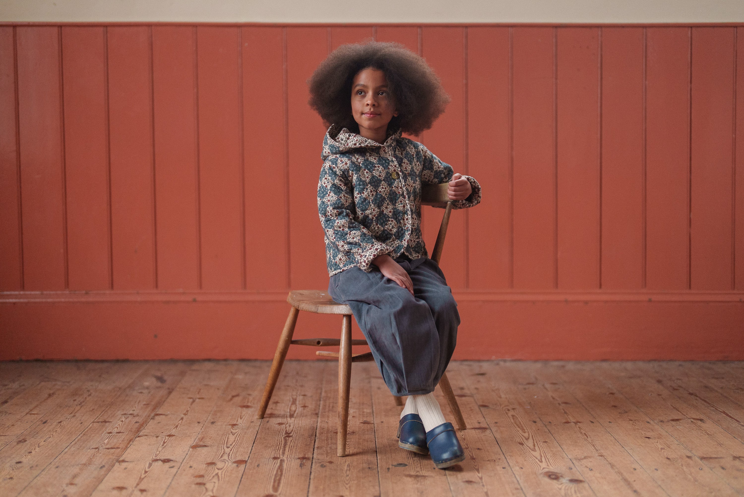 Little Cotton Clothes Jojo Reversible Jacket Harelquin Floral