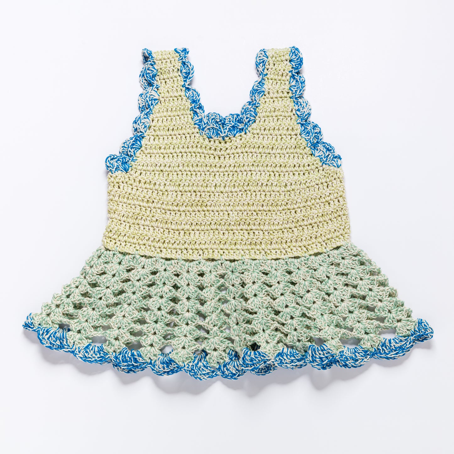 Peplum Top MEI/PASTEL SEA