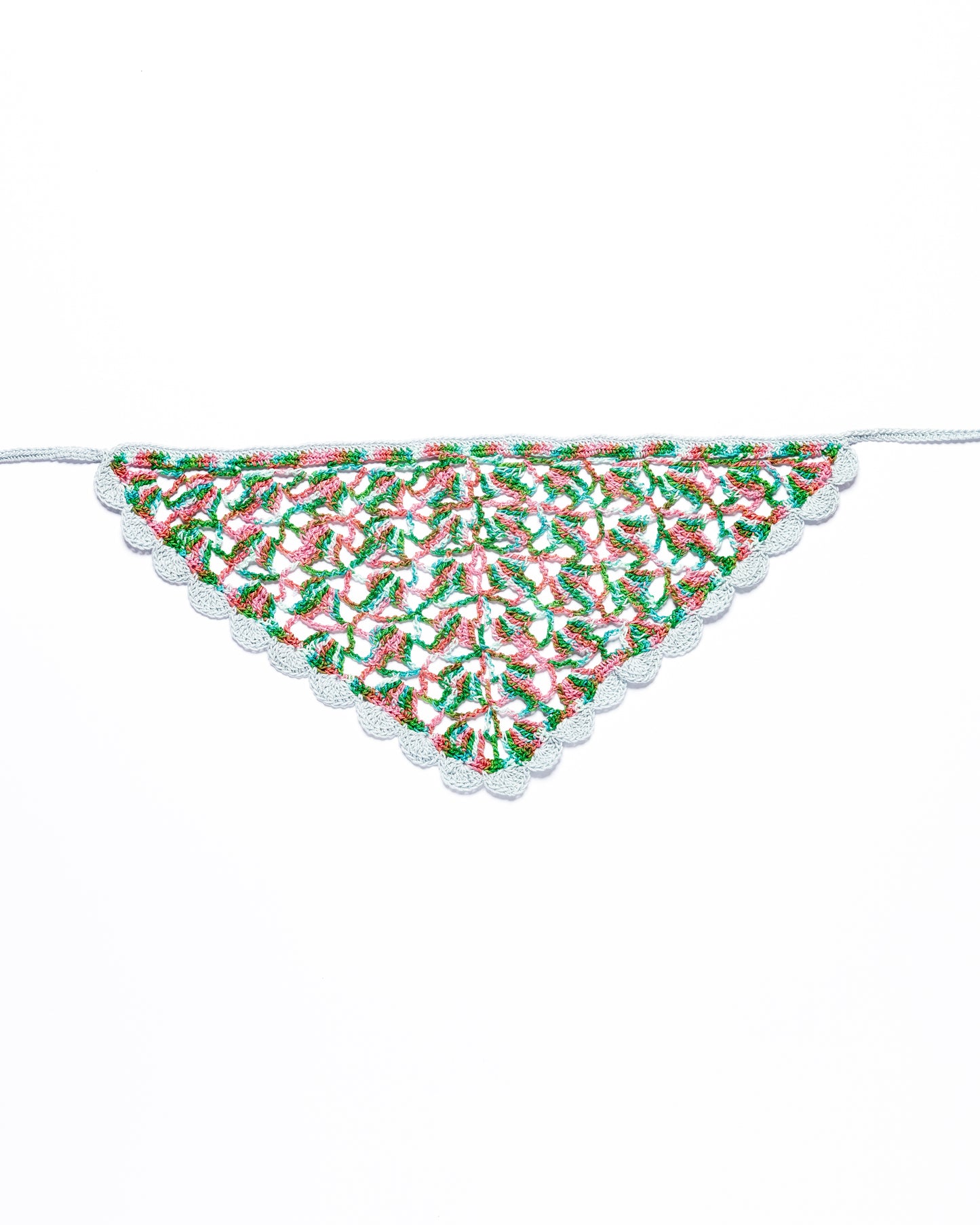 Crochet Headscarf PIXIE/SKY CANDY MIX