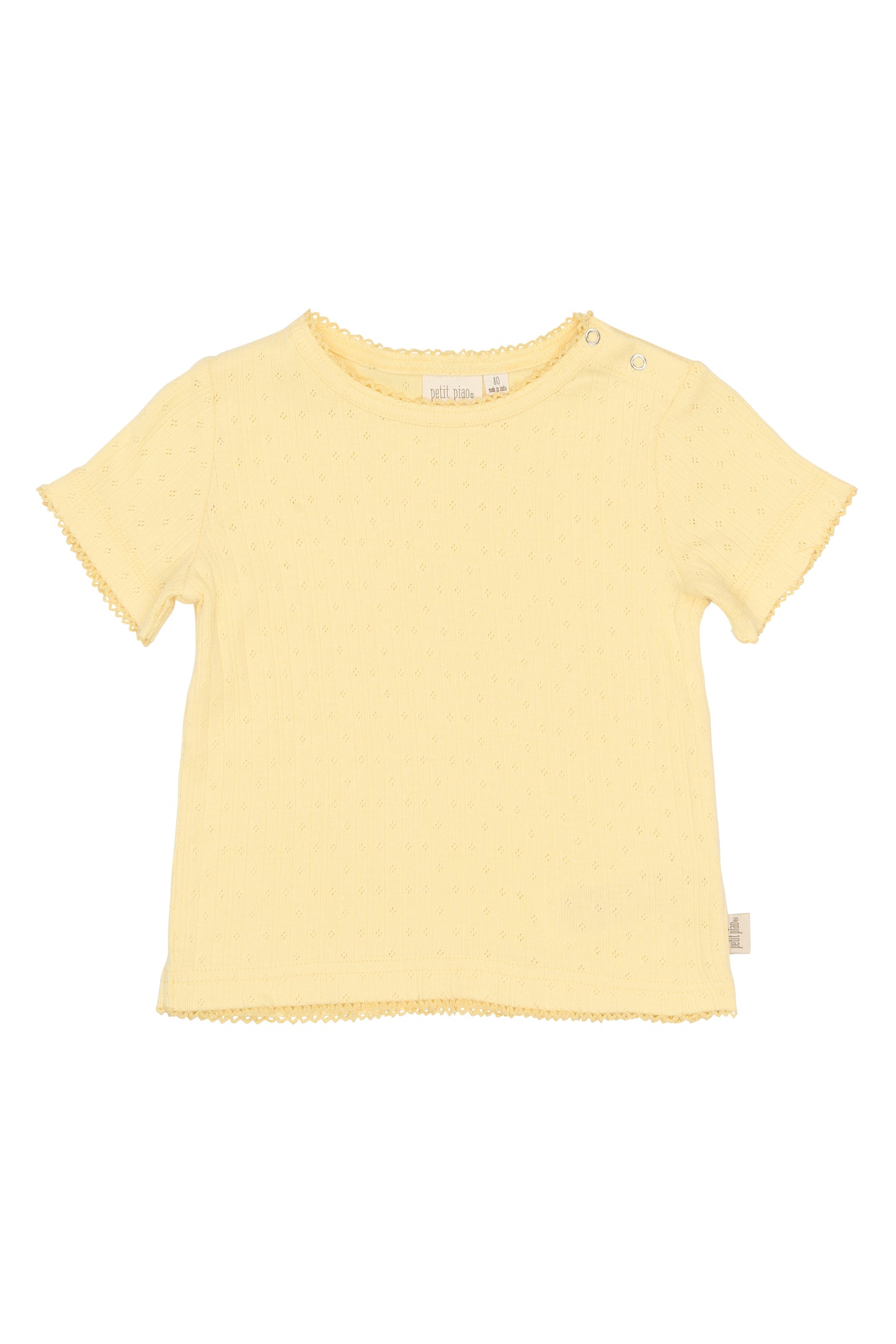 PPSuze S_S Pointelle Baby Tee/Mellow Yellow
