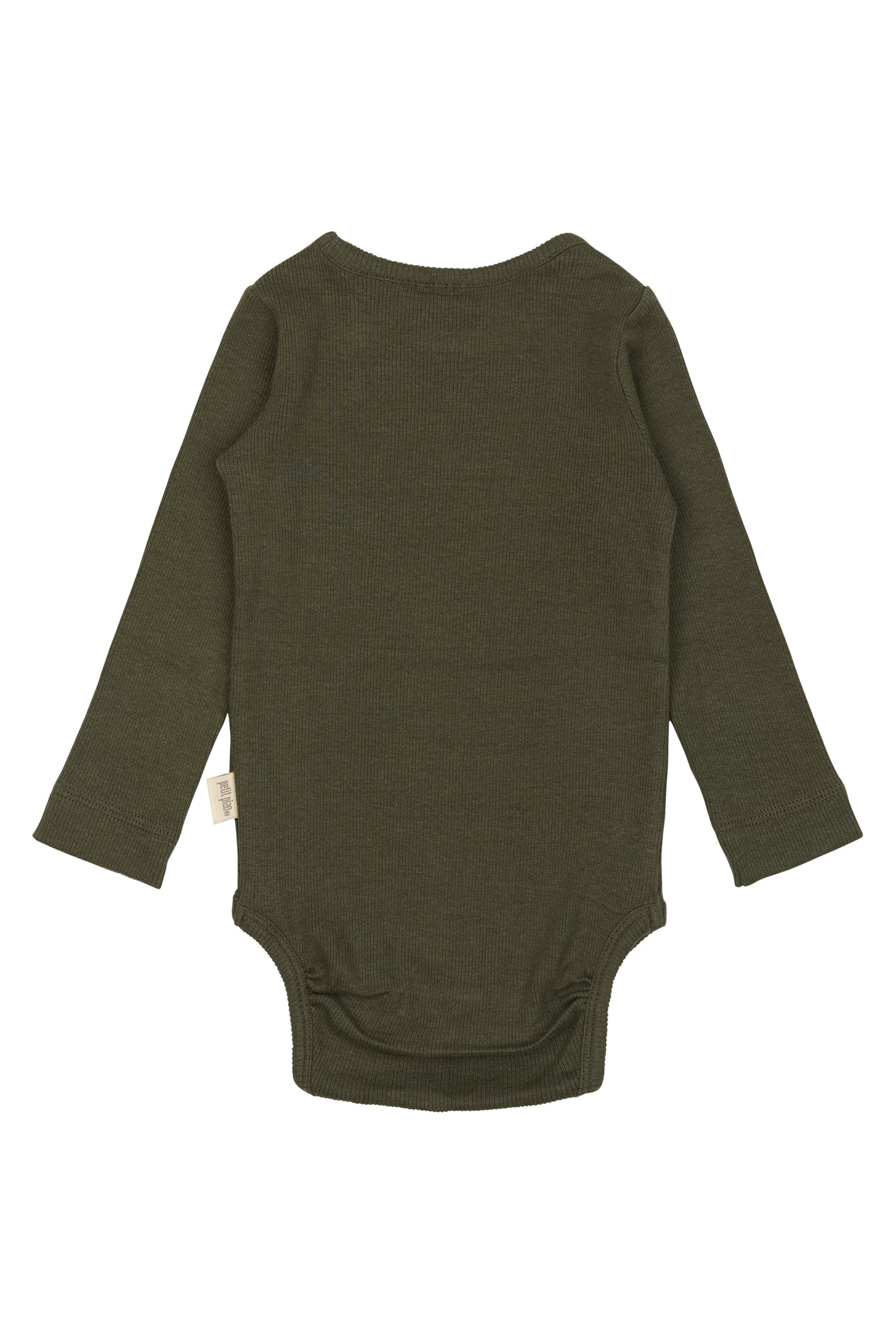 Baby Body L/S Modal/Green Leaf