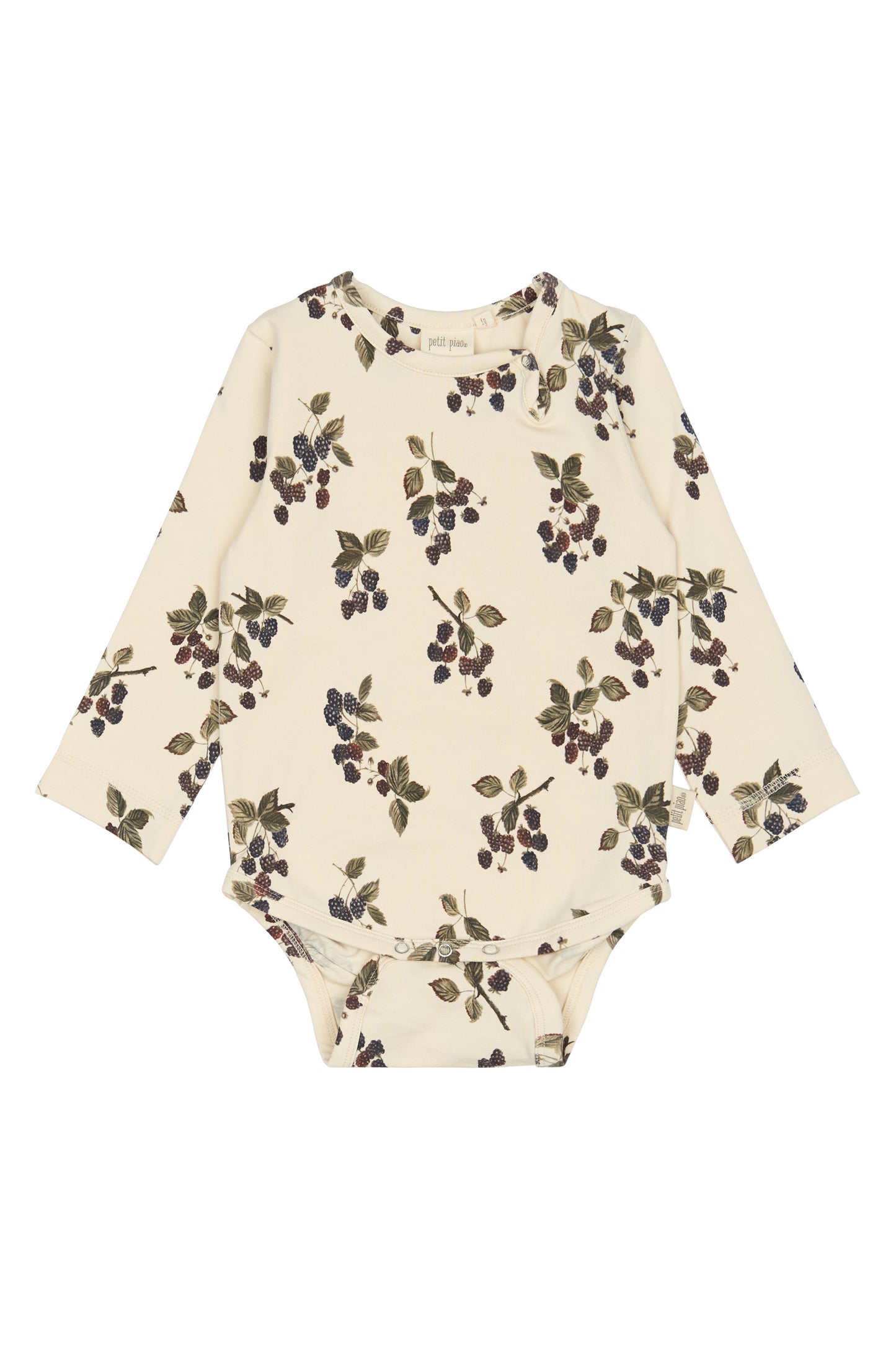 Baby Body L/S Printed/Black Berry