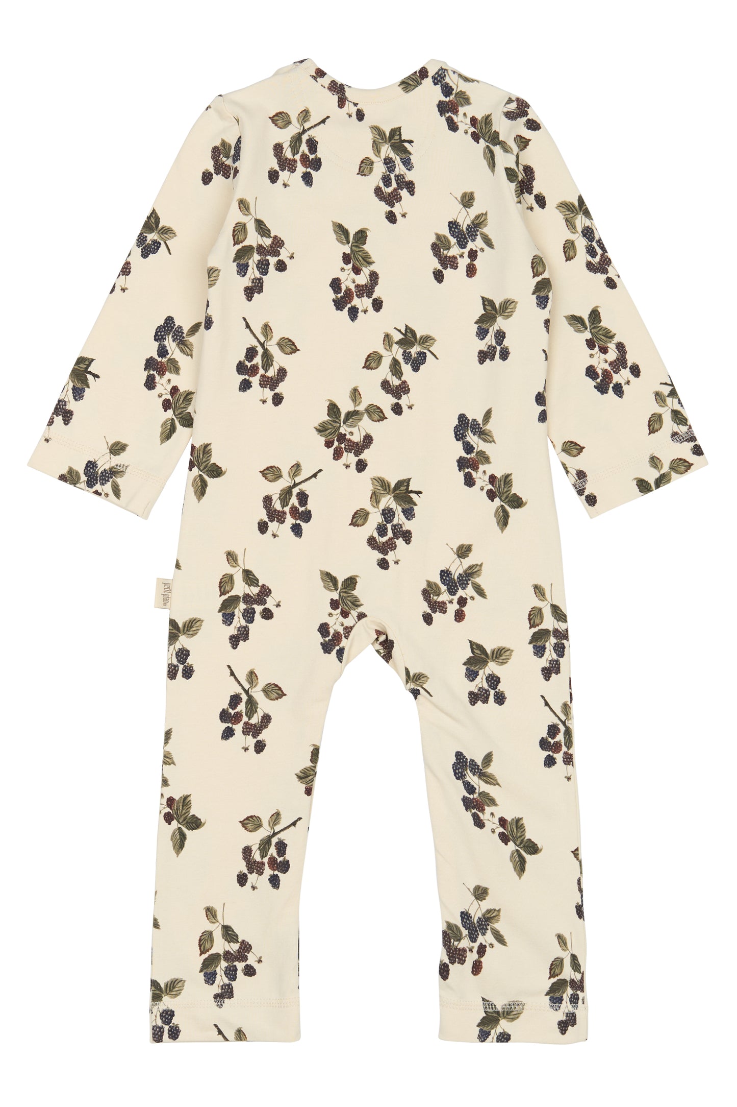 Baby Jumpsuit L/S Printed/Black Berry