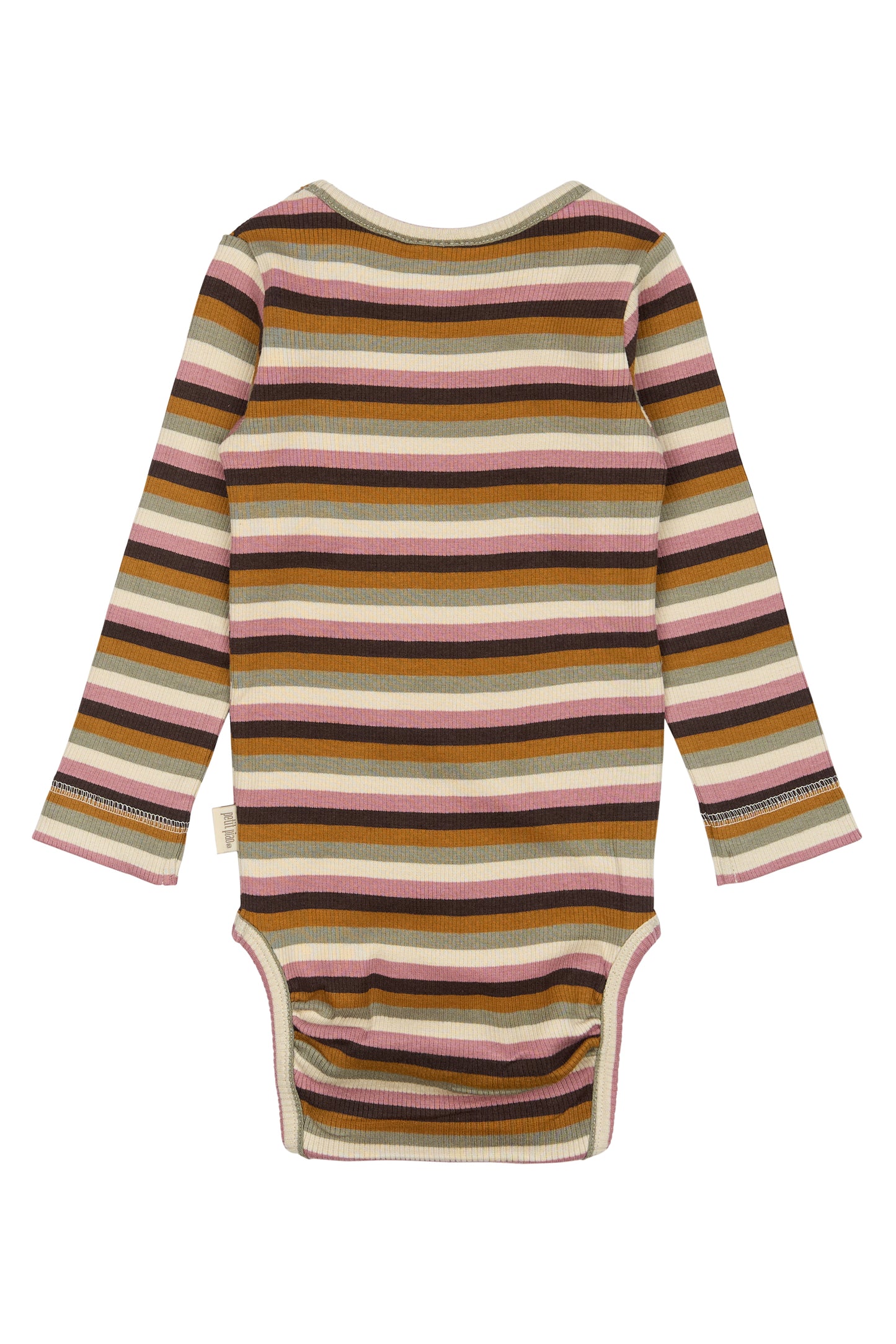 Baby Body L/S Modal Multi Striped/Nostalgic rose