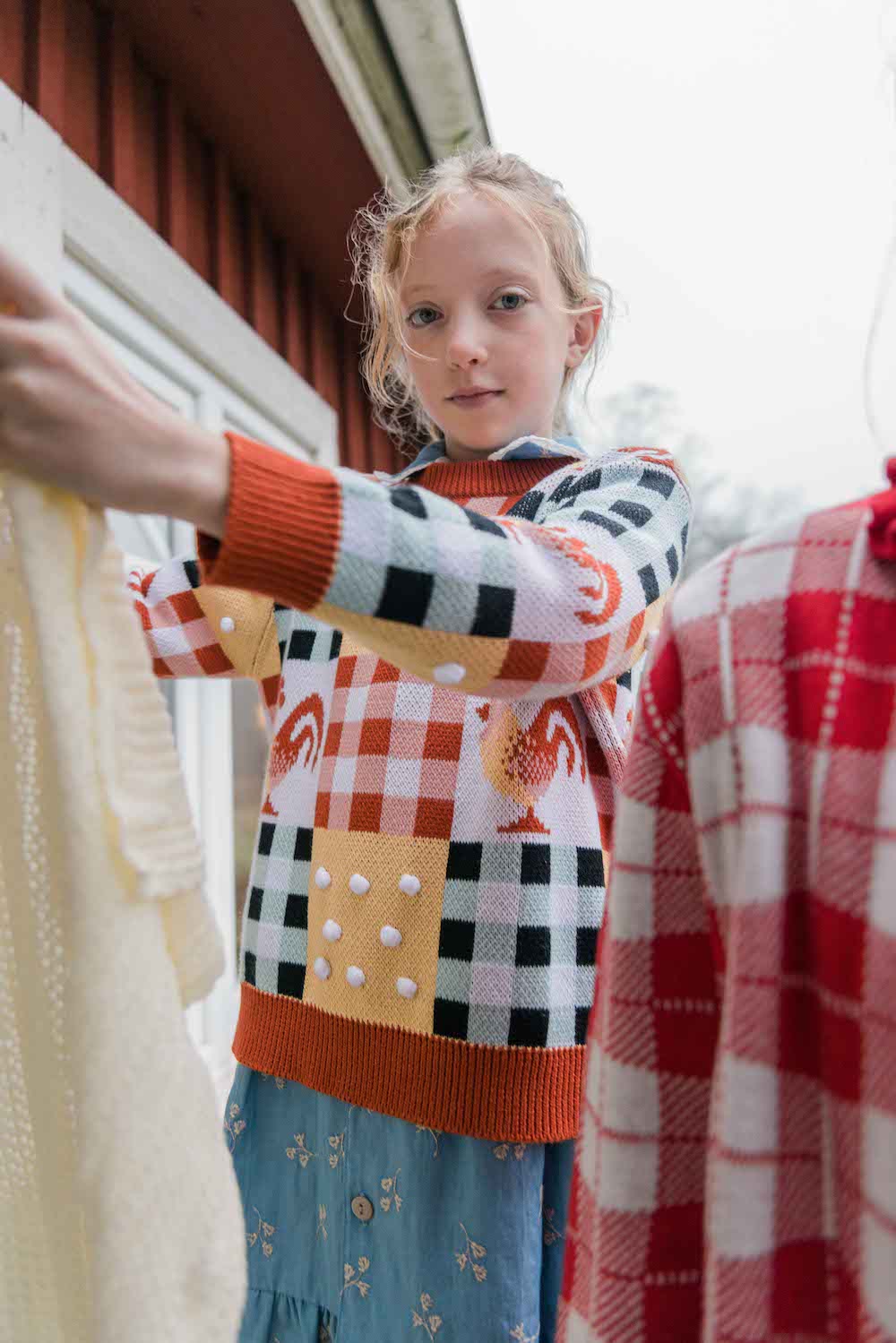 CHICKEN SWEATER/MULTICOLOR KNITTED