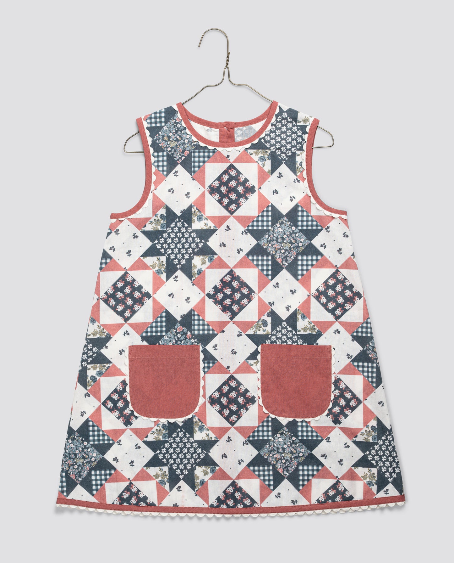 Hannah Dress Patchwork Floral