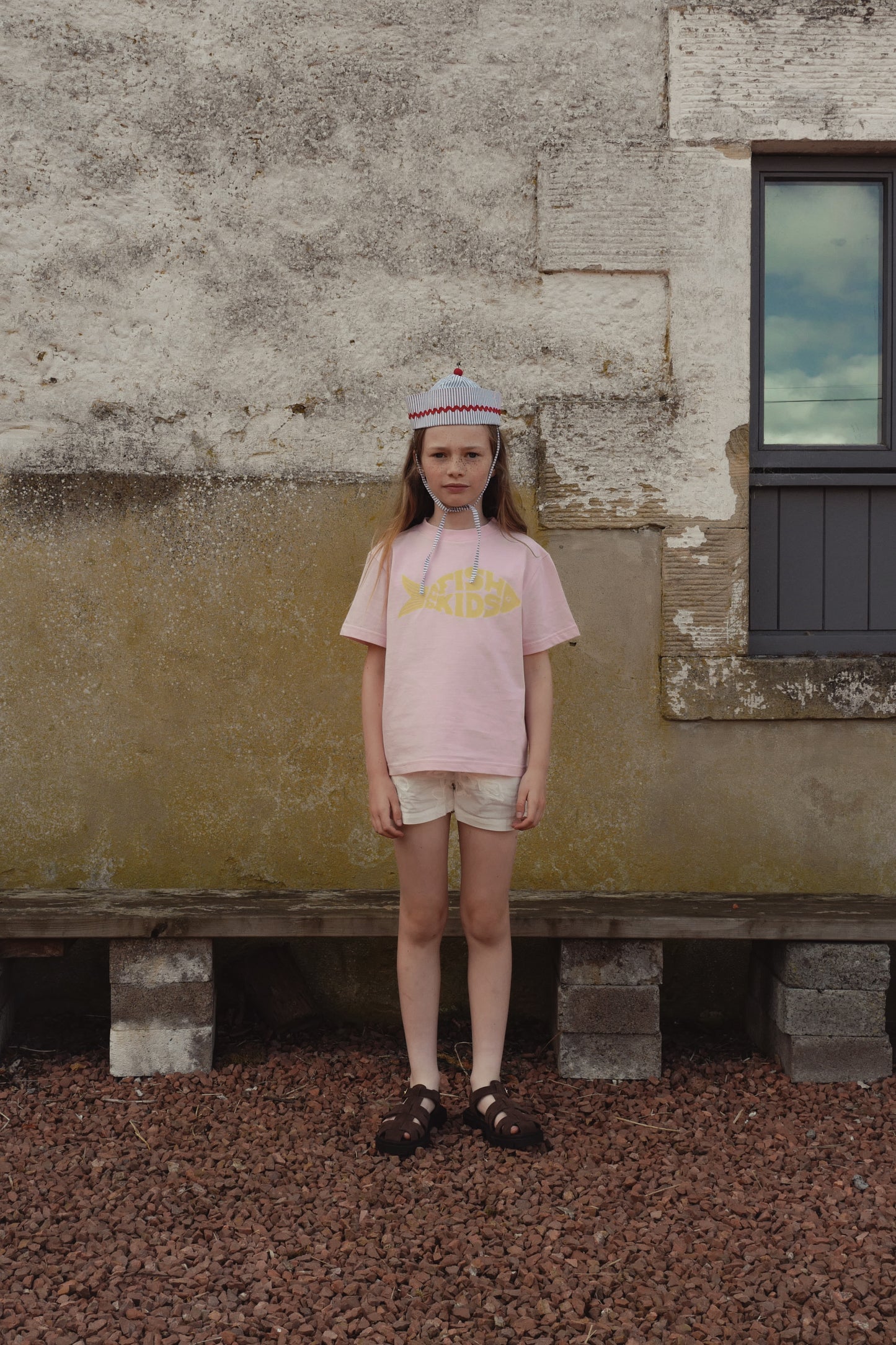 【4-5Y Only 1 left】FISH & KIDS T-SHIRT/PINK