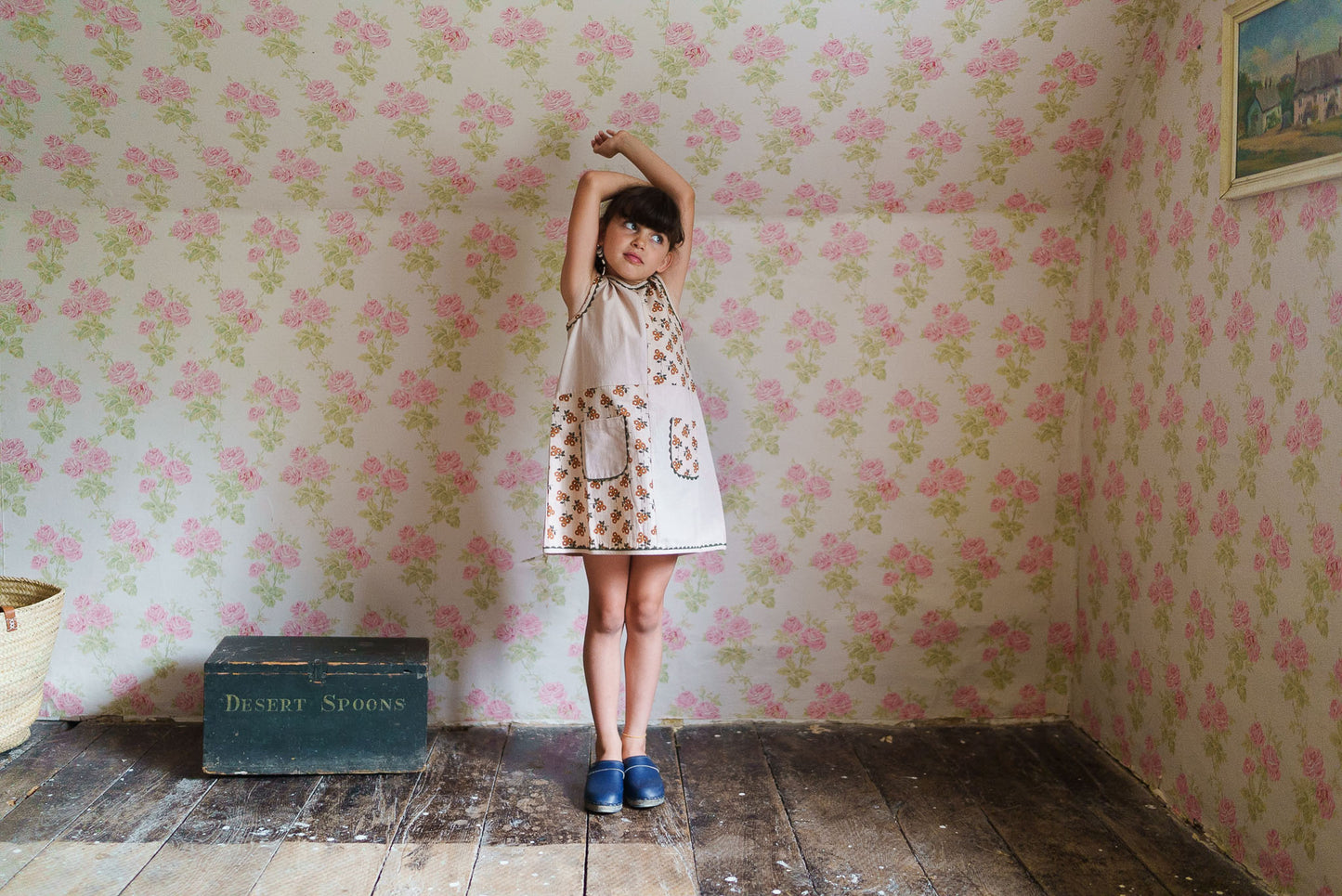 Hannah Dress Marigold Floral