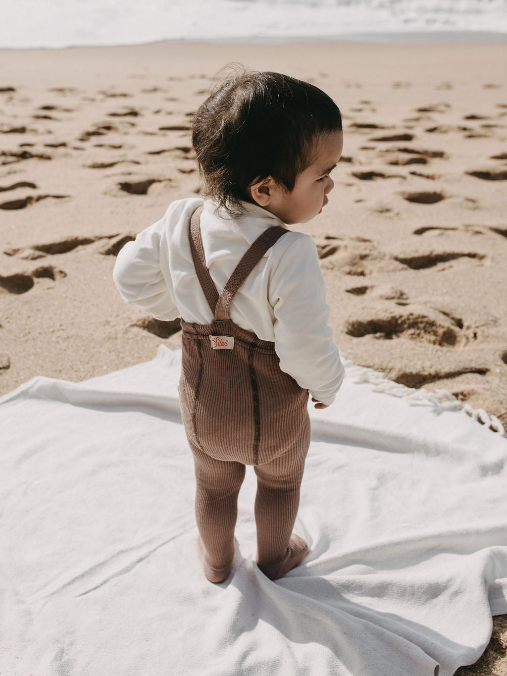 Retro Ribbed Suspender Tights_Granola