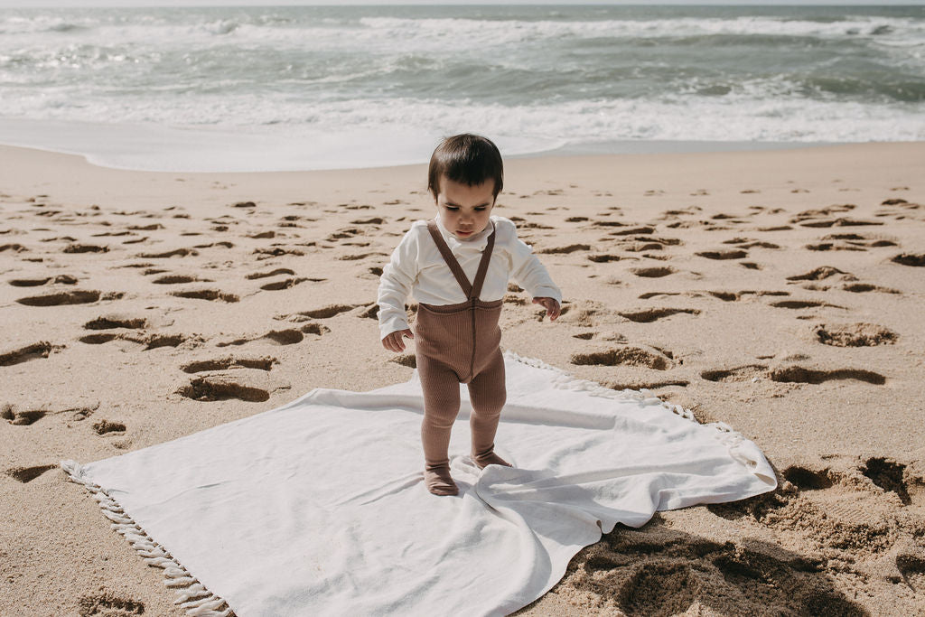 Retro Ribbed Suspender Tights_Granola