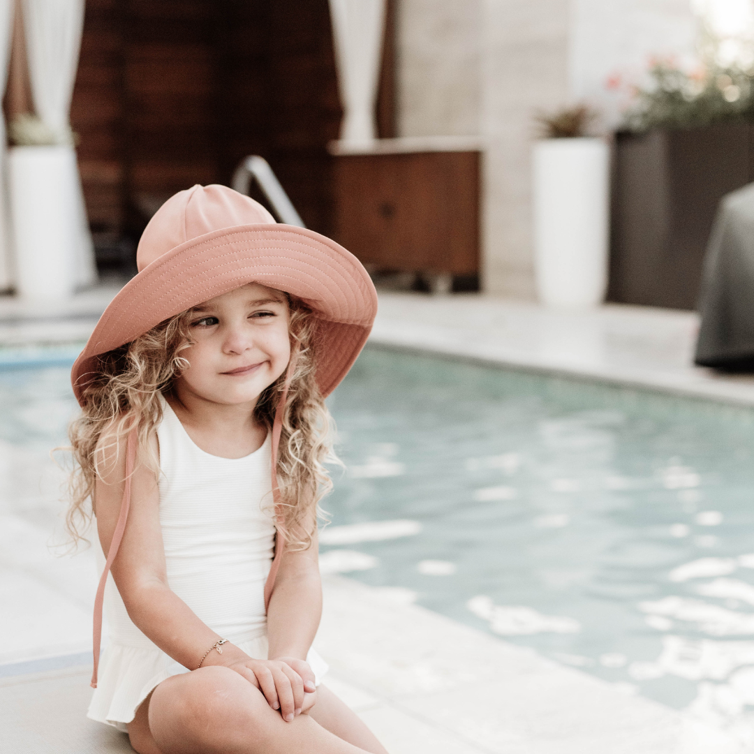 floppy hat | swim | cocoa