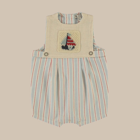 Sebastien Romper/Sea Side Stripe