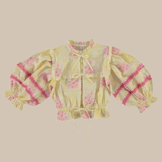 Alba Blouse/Patchwork Embroidery