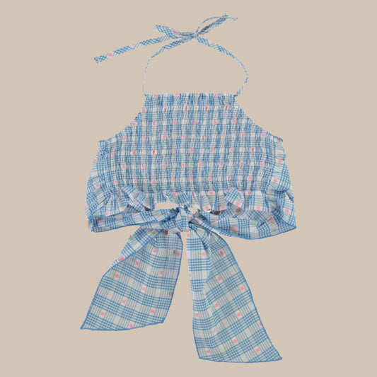 Ida Top/Signature Floral Check