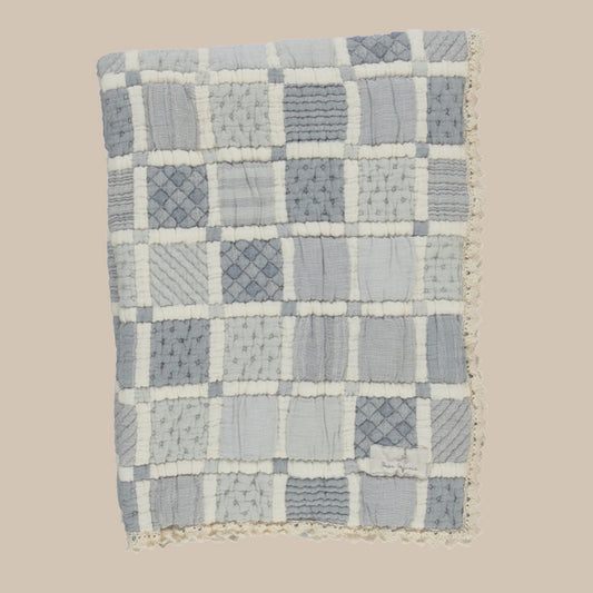 Mai Blanket/Blue Patchwork