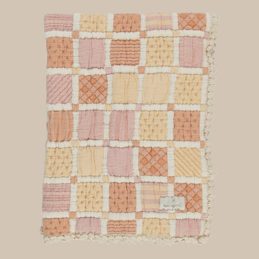 Mai Blanket/Yellow Patchwork