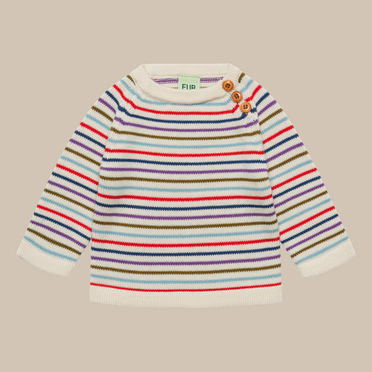 Baby Sweater/anniversary stripe