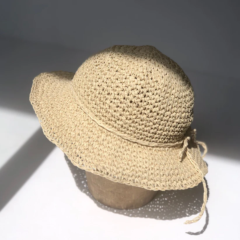 straw hat | light