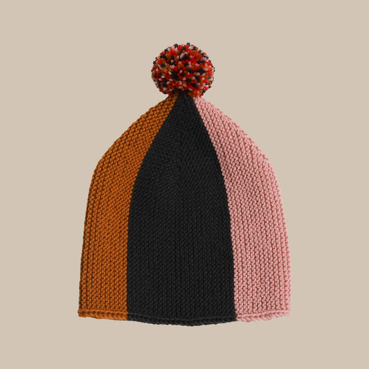 Lina Hat/Caramel/Rose