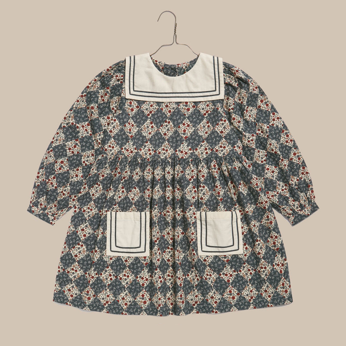 Eva Sailor Dress Harlequin Floral