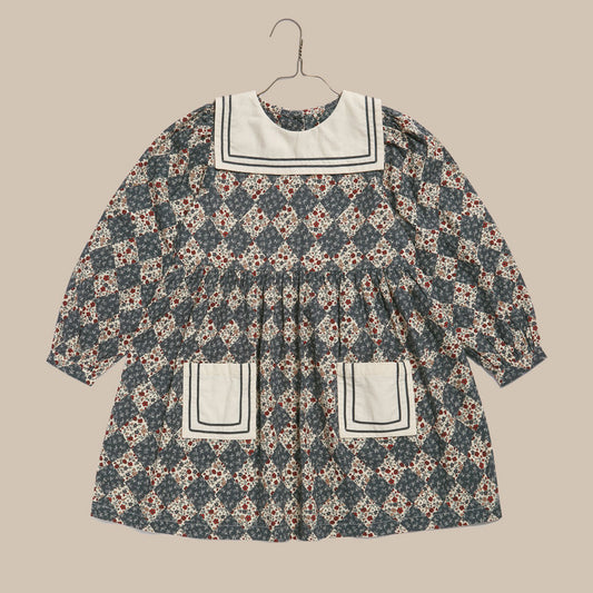 Eva Sailor Dress Harlequin Floral