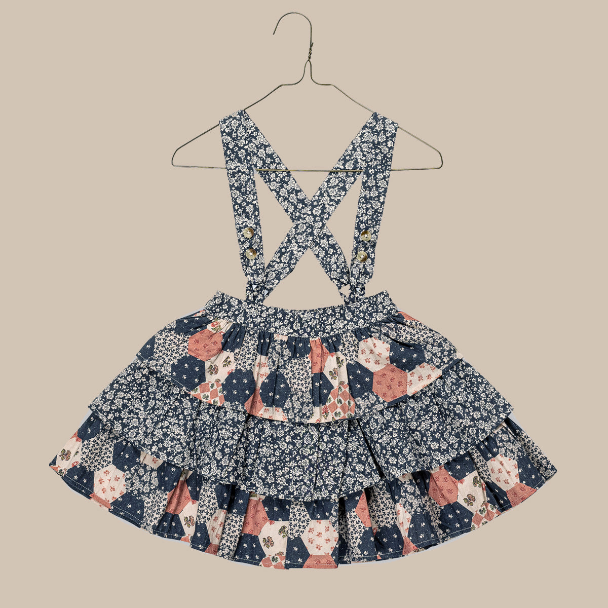 Aria Rara Skirt/Patchwork Floral
