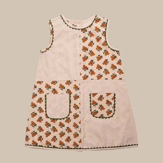 Hannah Dress Marigold Floral