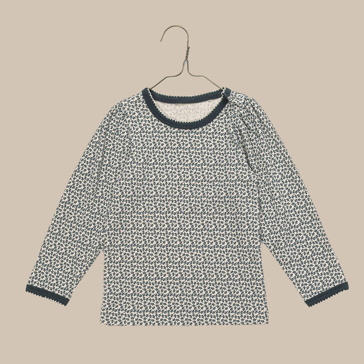 Pointelle Long Sleeve T-shirt/Briar Floral