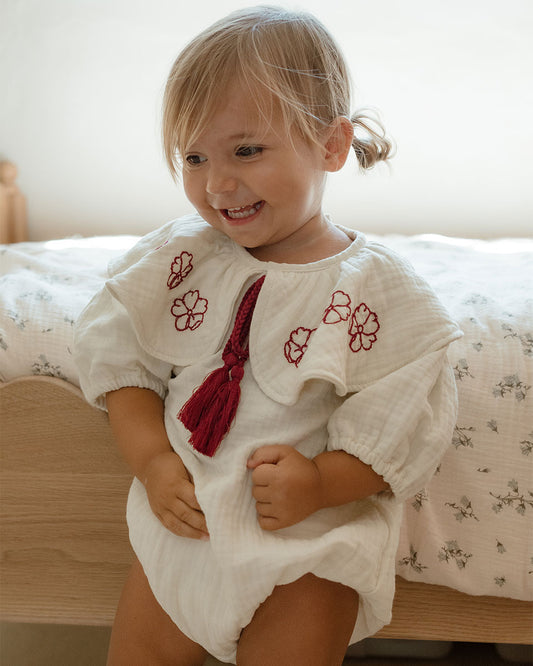 Madera Embroidery Romper