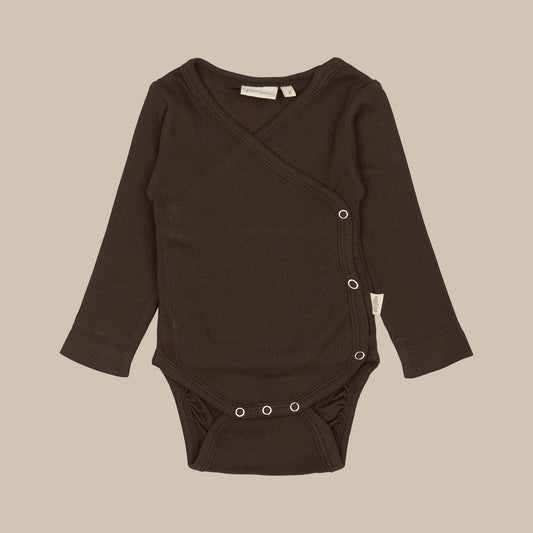 PPDi Wrap Body L/S  NewBorn/Coffee Bean