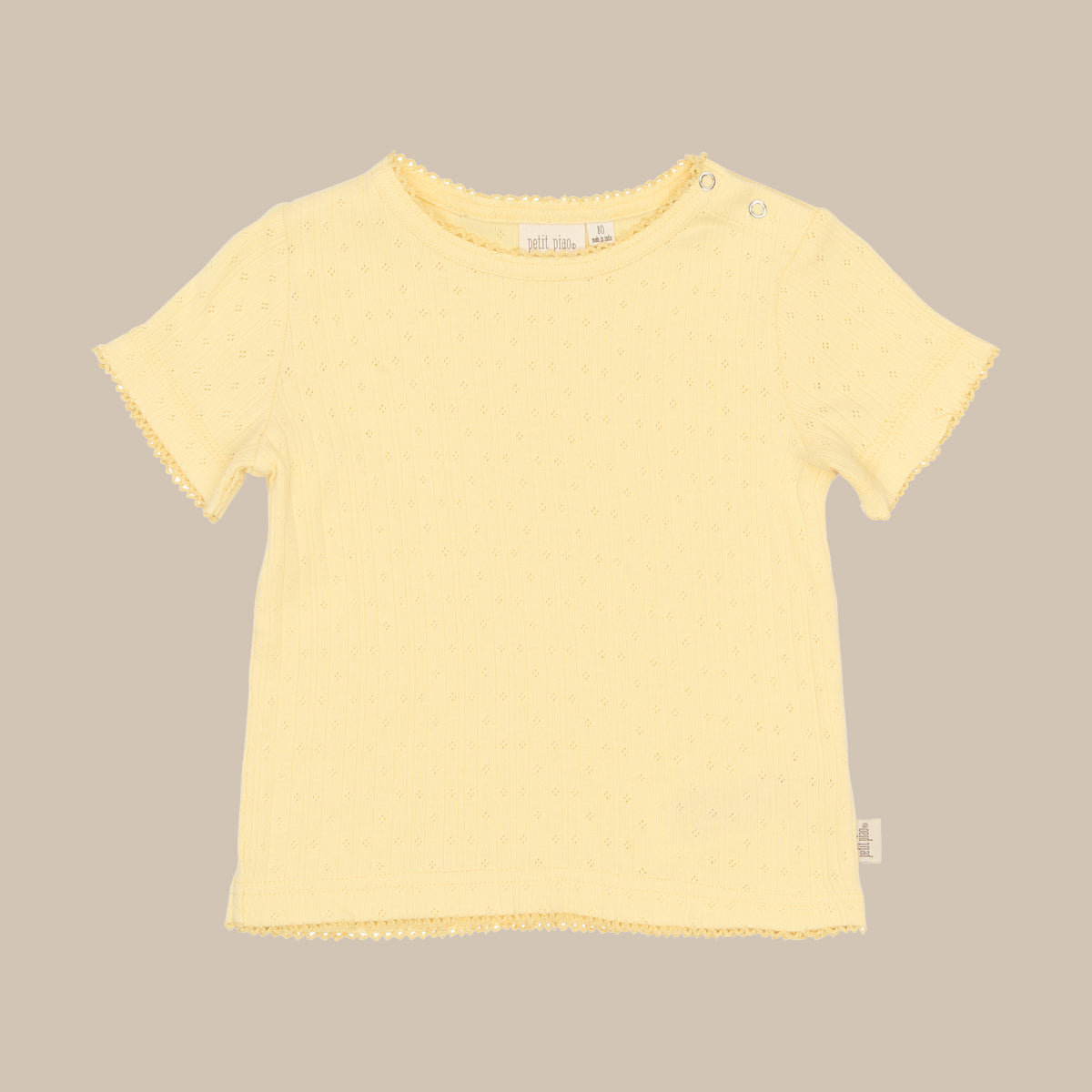 PPSuze S_S Pointelle Baby Tee/Mellow Yellow