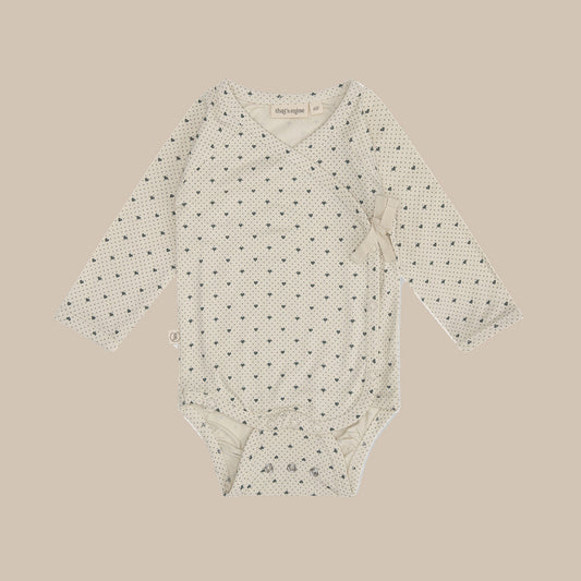 Elia wrap body baby romper/Lots of love sky