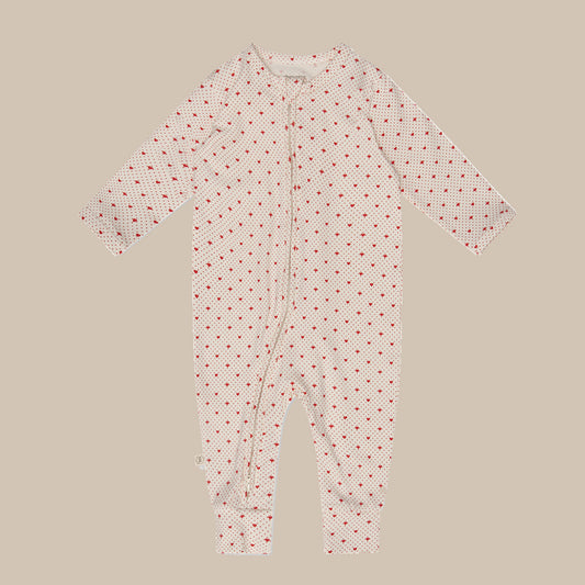 Elliotte onesie/Lots of love red