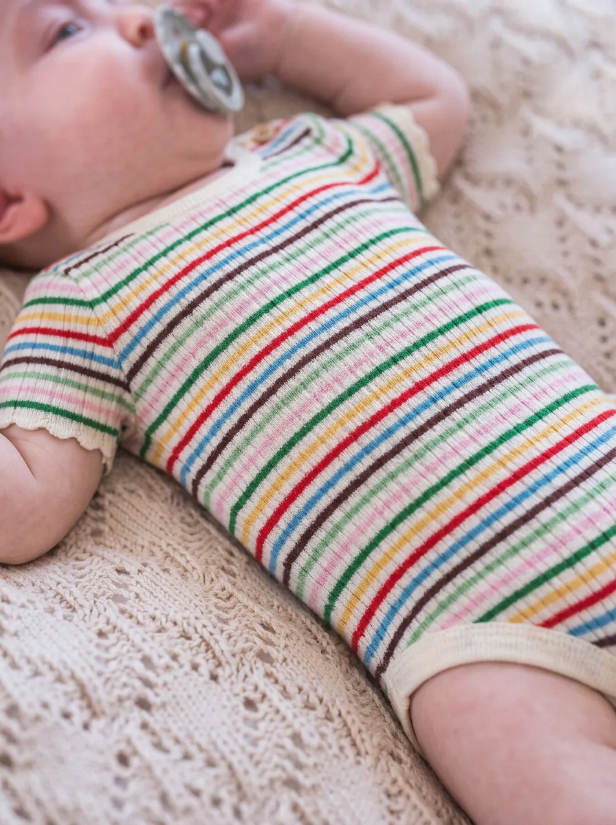 Baby Bodysuit/MULTI STRIPE