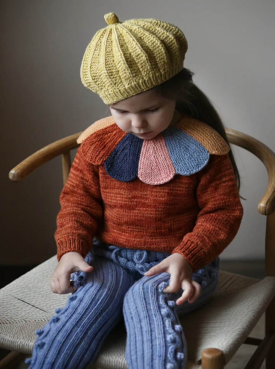 Daisy Sweater/Brick