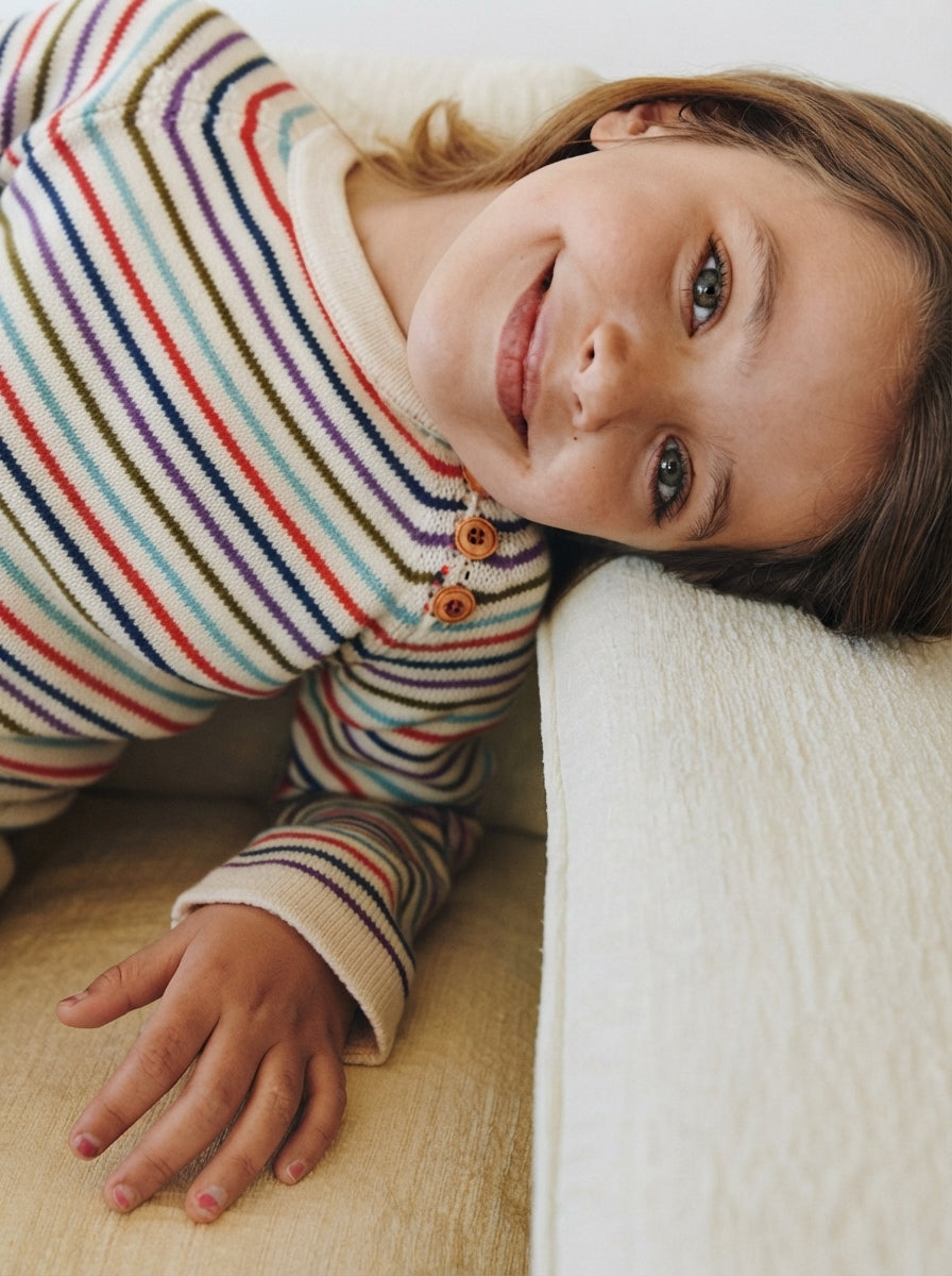 Baby Sweater/anniversary stripe