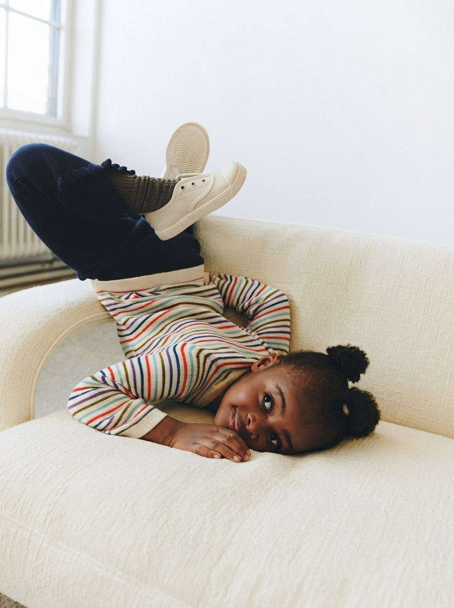 Baby Sweater/anniversary stripe