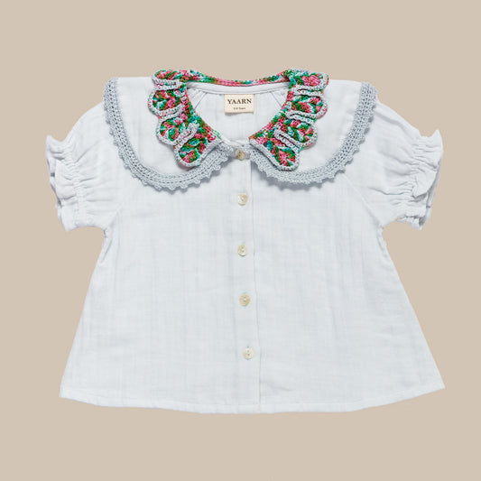 Double Collar Blouse LEILA/CANDYMIX COMBO
