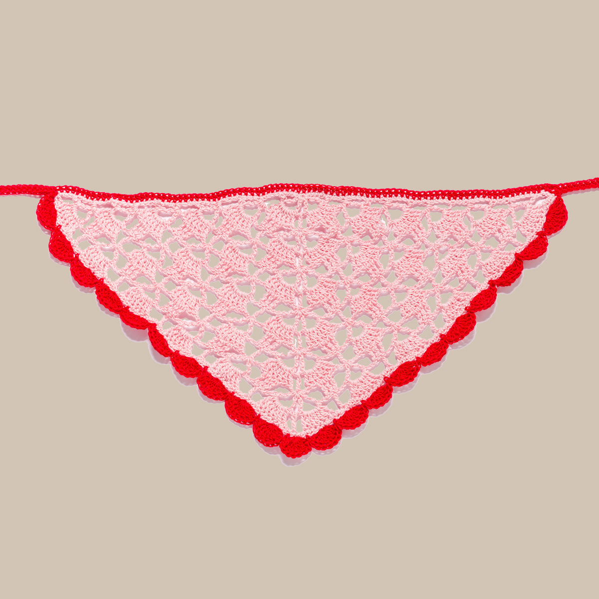 Crochet Headscarf PIXIE/CANDY COMBO